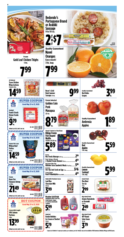 Image of page 2 of weekly savings