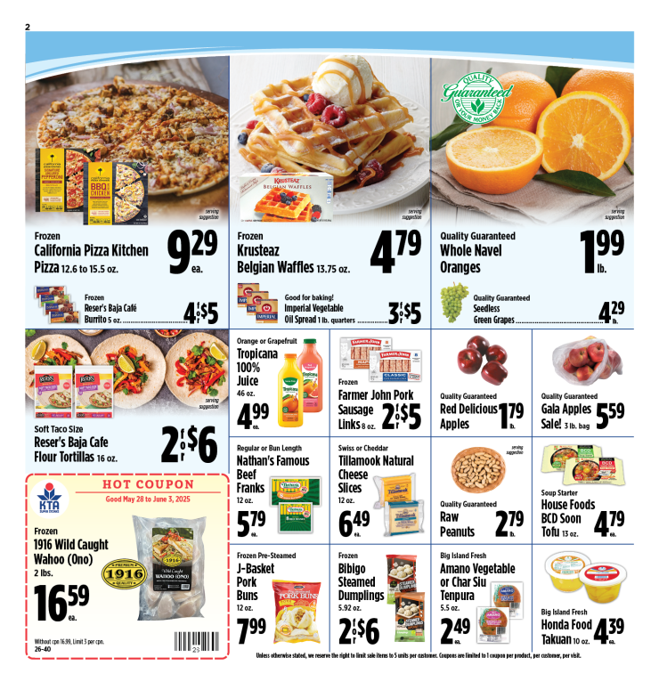 Image of page 2 of weekly savings