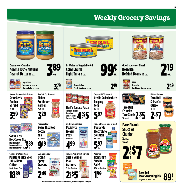 Image of page 5 of weekly savings
