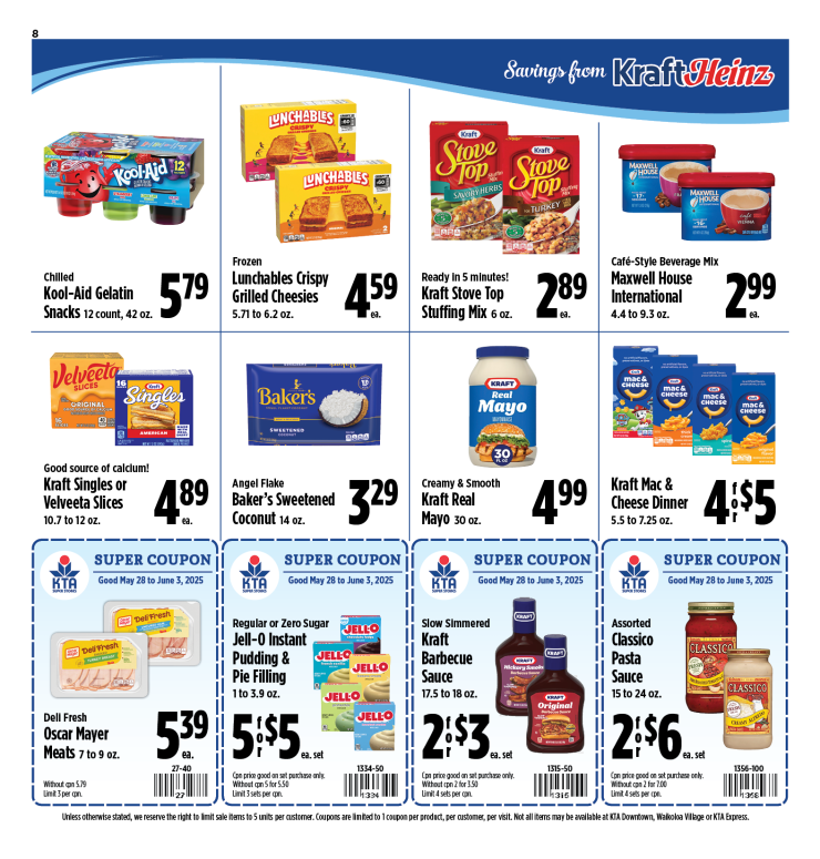 Image of page 8 of weekly savings