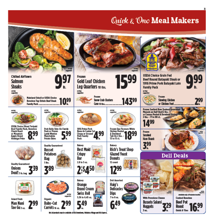 Image of page 3 of weekly savings
