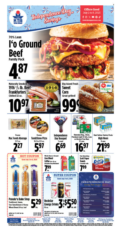 Image of page 1 of weekly savings