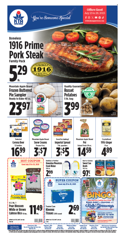 Image of page 1 of weekly savings