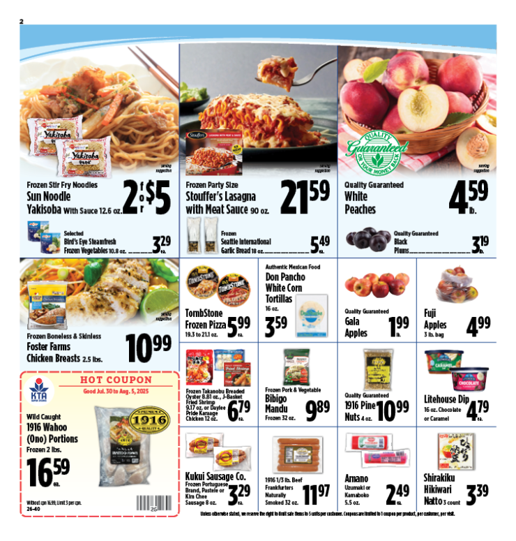 Image of page 2 of weekly savings