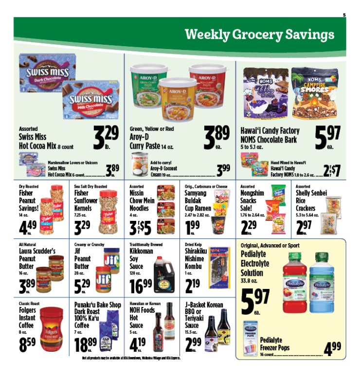 Image of page 5 of weekly savings