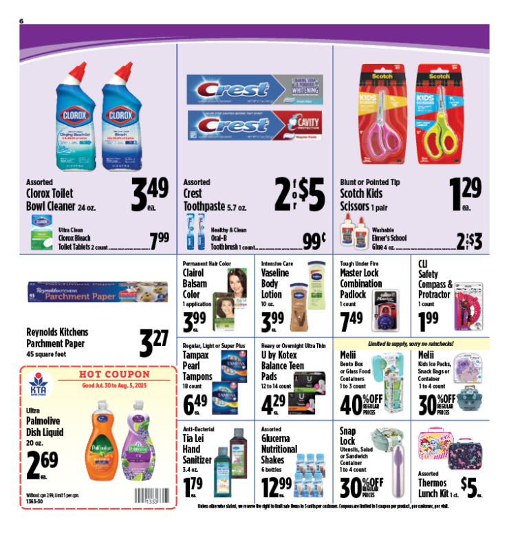 Image of page 6 of weekly savings