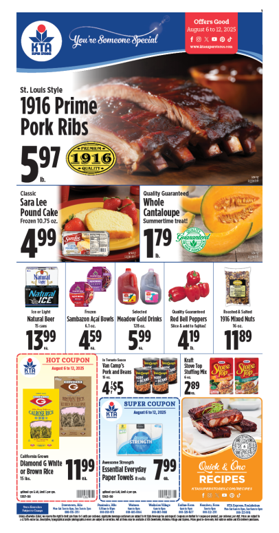Image of page 1 of weekly savings
