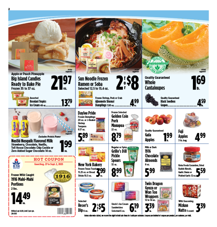 Image of page 2 of weekly savings