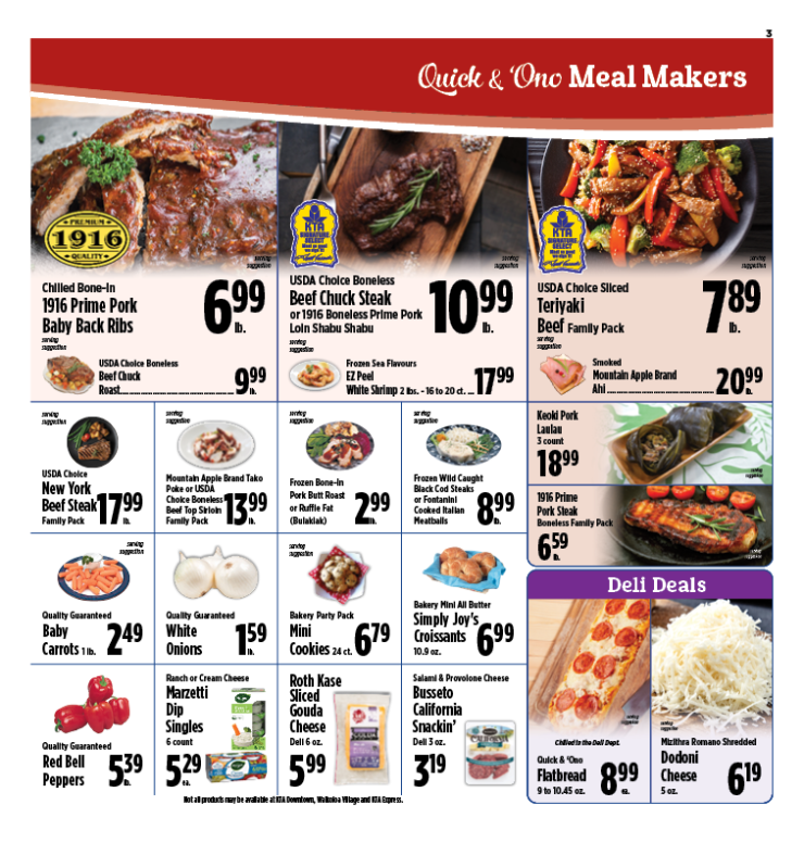 Image of page 3 of weekly savings