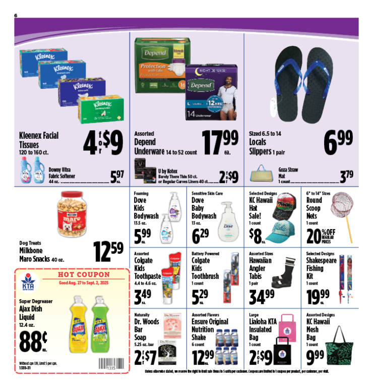 Image of page 6 of weekly savings