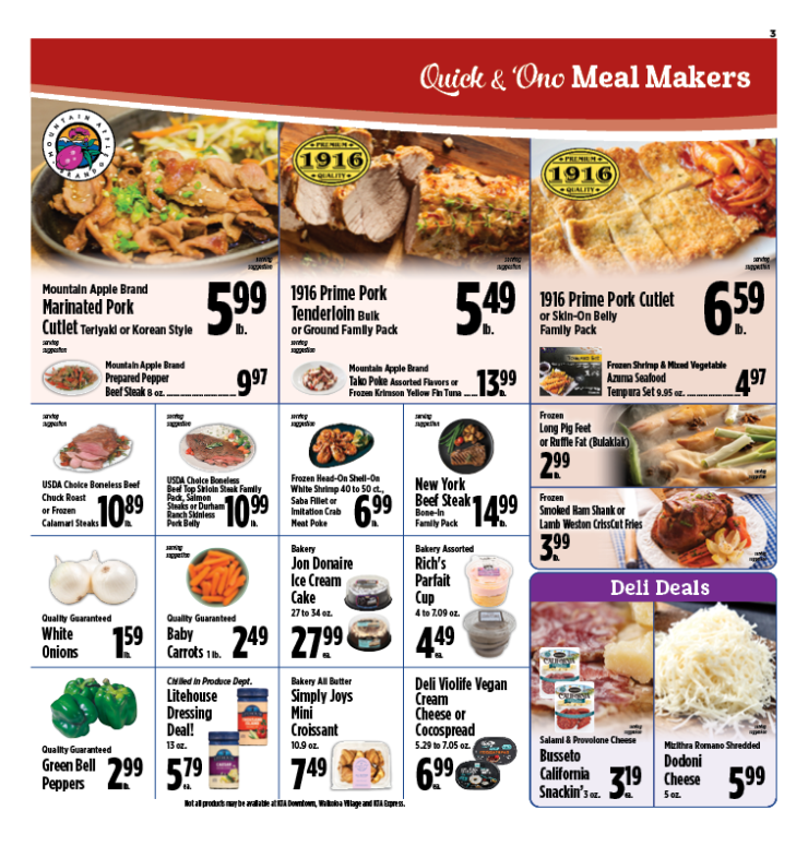 Image of page 3 of weekly savings