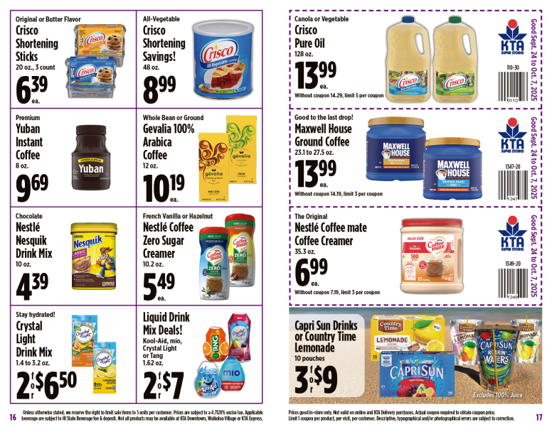 Image of page 9 of weekly savings