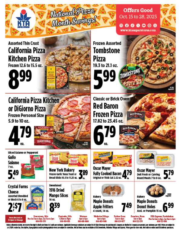 Image of page 1 of weekly savings