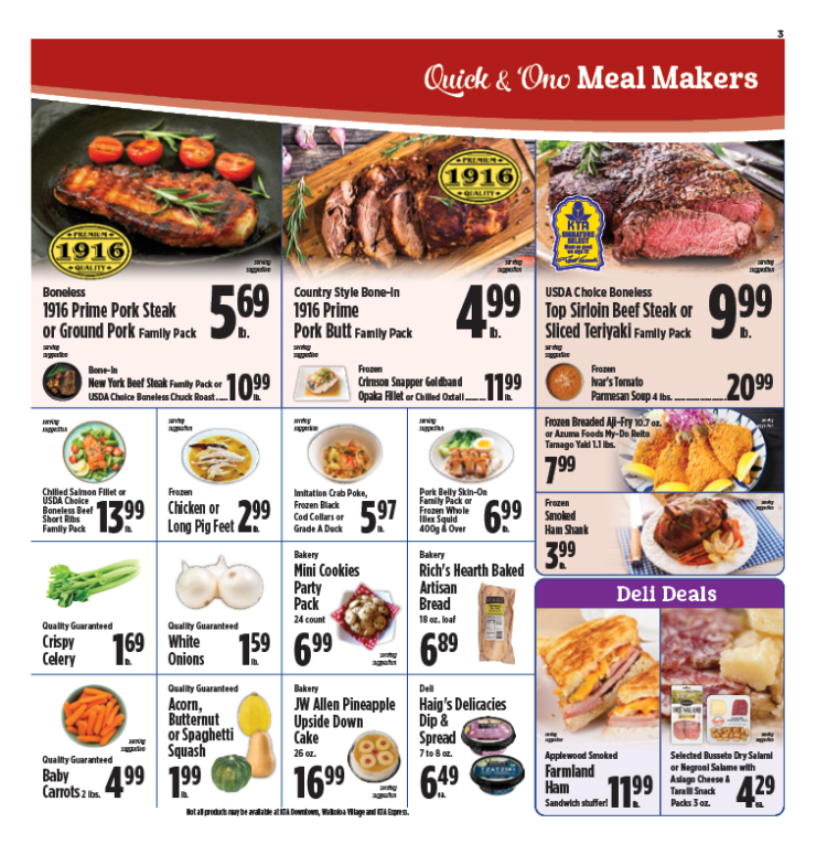 Image of page 3 of weekly savings